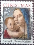 Stamps United States -  Scott#2514 intercambio, 0,20 usd, 25 cents. 1990