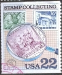 Stamps United States -  Scott#2200 intercambio, 0,20 usd, 22 cents. 1986