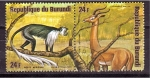 Stamps Burundi -  serie- Animales africanos