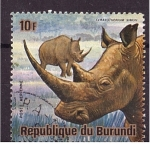 Sellos del Mundo : Africa : Burundi : serie- Animales africanos