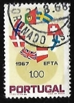 Stamps : Europe : Portugal :  Anillo de banderas