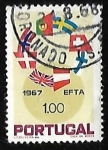 Stamps Portugal -  Anillo de banderas