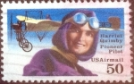 Stamps United States -  Scott#C128 intercambio, 0,25 usd, 50 cents. 1991