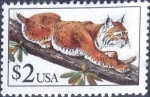 Stamps United States -  Scott#2482 intercambio, 1,25 usd, 2 dólares 1990