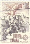 Stamps Spain -  EUROPA CEPT- correo de gabinete y postillon(32)