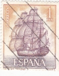 Stamps : Europe : Spain :  NAVIO STA. TRINIDAD (32)