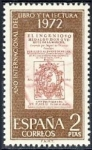 Stamps Spain -  ESPAÑA 1972 2076 Sello Nuevo Año Internacional del libro y la lectura