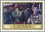 Stamps Spain -  ESPAÑA 1972 2077 Sello Nuevo Pintor Solana Payasos