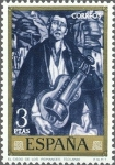 Stamps Spain -  ESPAÑA 1972 2079 Sello Nuevo Pintor Solana El Ciego de los Romances