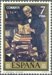 Stamps Spain -  ESPAÑA 1972 2082 Sello Nuevo Pintor Solana El Bibliófilo