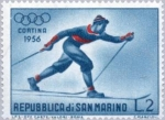 Sellos del Mundo : Europa : San_Marino : Juegos Olímpicos. Cortina d´Ampezo