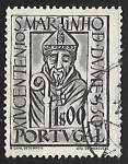 Stamps Portugal -  St. Martin of Braga (c.520–580)