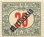 Stamps Hungary -  MAGYAR KIR POSTA