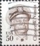 Sellos de America - Estados Unidos -  Scott#1869 intercambio, 0,20 usd, 50 cents. 1985