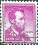 Sellos de America - Estados Unidos -  Scott#1036 intercambio, 0,20 usd, 4 cents. 1958