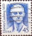Stamps United States -  Scott#2188 intercambio, 0,20 usd, 45 cents. 1988