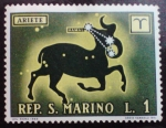 Stamps San Marino -  Zodiaco