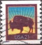 Sellos de America - Estados Unidos -  Scott#3475 cr5f intercambio, 0,20 usd, 21 cents. 2001