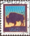 Stamps United States -  Scott#3484 intercambio, 0,20 usd, 21 cents. 2001
