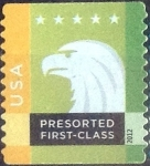 Stamps United States -  Scott#4590 cr5f intercambio, 0,25 usd, first class. 2012