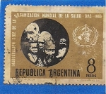 Stamps Argentina -  Organizacion Mundial de la Salud