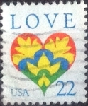 Stamps United States -  Scott#2248 intercambio, 0,20 usd, 22 cents. 1987