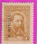 Stamps Argentina -  Jose Hernandez