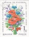 Stamps Hungary -  FLORES- 