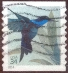 Stamps United States -  Scott#xxxx cr5f intercambio, 0,25 usd, 34 cents. 2014