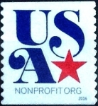 Stamps United States -  Scott#xxxx intercambio, 0,25 usd, nonprofit org. 2016