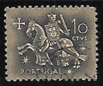 Stamps Portugal -  Guerrero a caballo