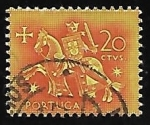 Stamps : America : Puerto_Rico :  Guerrero a caballo