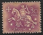 Stamps : Europe : Portugal :  Guerrero a caballo