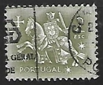 Stamps Portugal -  Guerrero a caballo