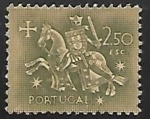 Stamps : Europe : Portugal :  Guerrero a caballo