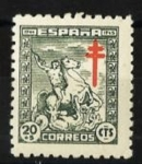 Stamps Spain -  985 - Pro Tuberculosos