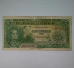 monedas de America - Colombia -  1953 - 5 pesos