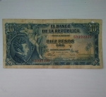 monedas de America - Colombia -  1960 - 10 pesos