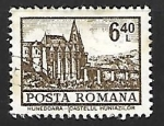 Stamps Romania -  Huneiazilor Castle