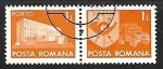 Stamps Romania -  Oficinas de Correos - Cornetas de Correos