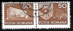 Sellos de Europa - Rumania -  Oficinas de Correos - Cornetas de Correos