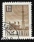 Stamps Romania -  Torre de Telecomunicaciones