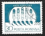 Sellos de Europa - Rumania -  Arte popular