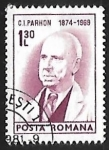 Stamps Romania -  Dr. C. I. Parhon (1874-1969) physician
