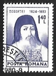 Sellos de Europa - Rumania -  Bishop Dosoftei (1624-1693) 