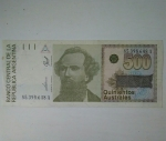monedas de America - Argentina -  500 australes
