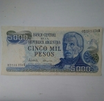monedas de America - Argentina -  5000 pesos