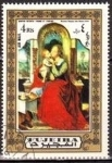 Stamps United Arab Emirates -  Pinturas de La Virgen, Fujeira
