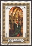 Stamps United Arab Emirates -  Pinturas de La Virgen 