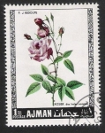 Stamps United Arab Emirates -  Rosas, Ajman